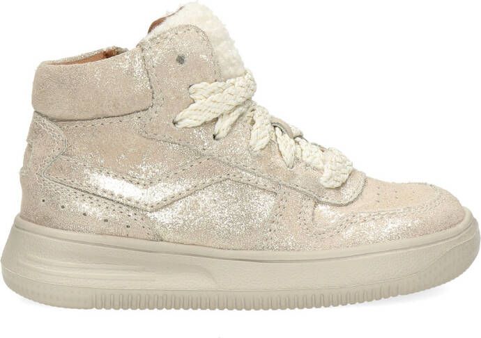 Nelson Kids suède sneakers goud Meisjes Suede 26 - Foto 3