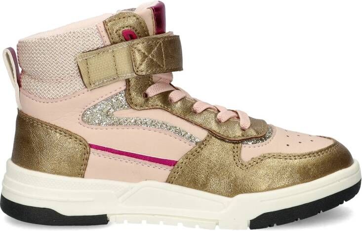 Nelson Kids sneakers goud Meisjes Imitatieleer Meerkleurig 32