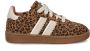 Nelson Kids suède sneakers met panterprint cognac - Thumbnail 2
