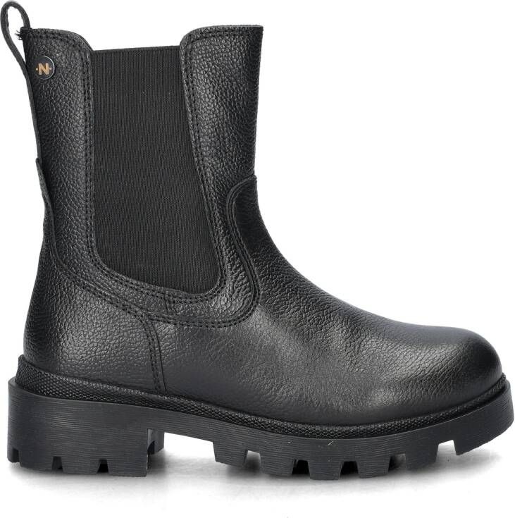 Nelson Kids chunky leren chelsea boots zwart - Foto 2