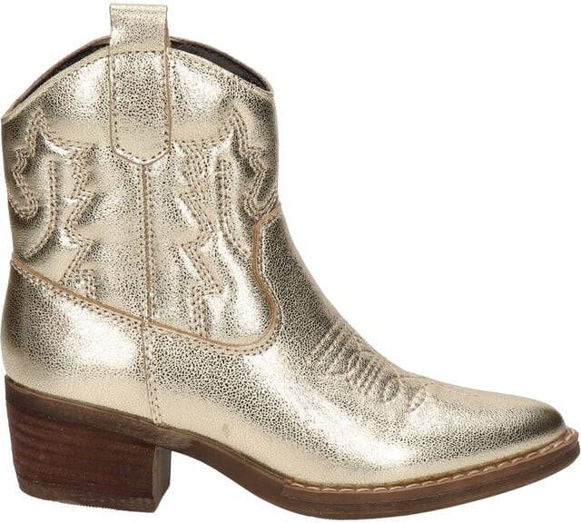 Nelson Kids leren cowboylaarzen goud Meisjes Leer 34 - Foto 2