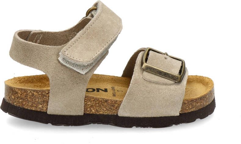 Nelson Kids suède sandalen taupe Bruin Suede Effen 24 - Foto 4