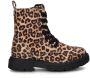 Nelson Kids veterboots met panterprint cognac zwart - Thumbnail 2