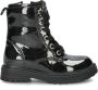 Nelson Kids lak veterboots met glitters zwart 32 - Thumbnail 2