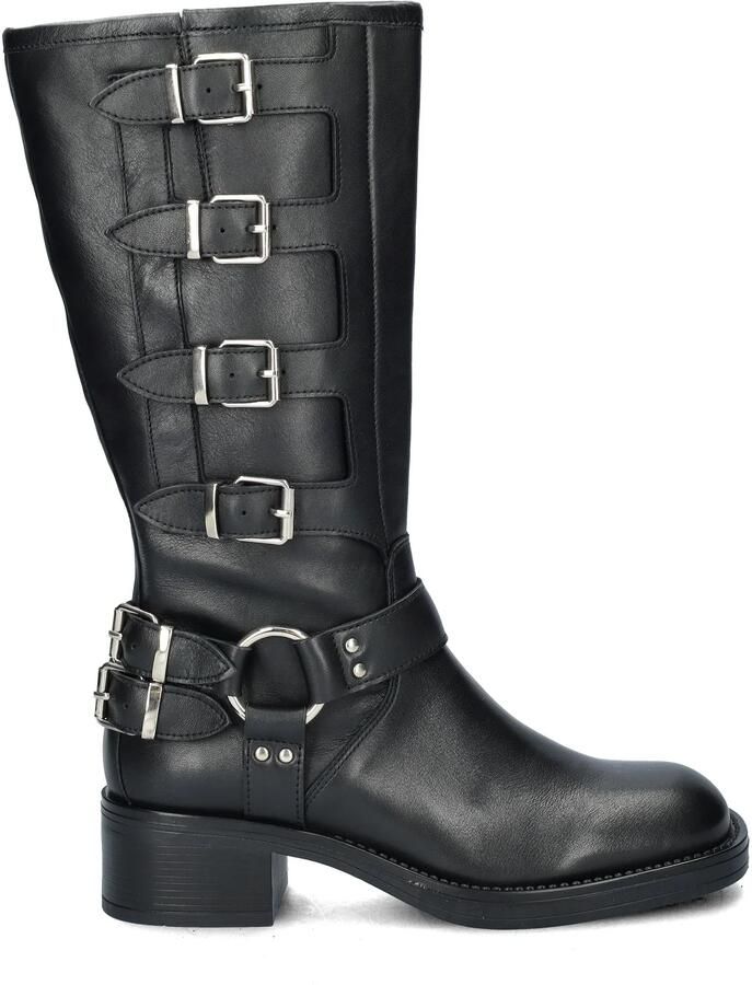 Nelson Ameixa dames biker boot Zwart