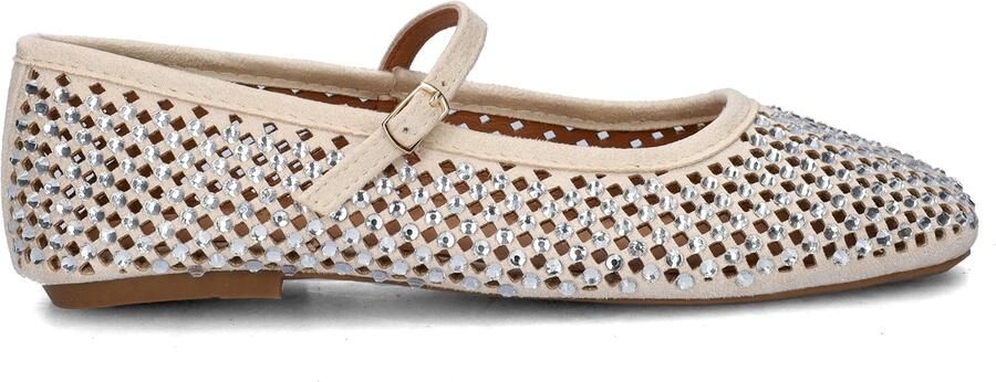 Nelson ballerina's met strass ecru - Foto 4