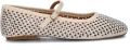 Nelson ballerina's met strass ecru - Beige