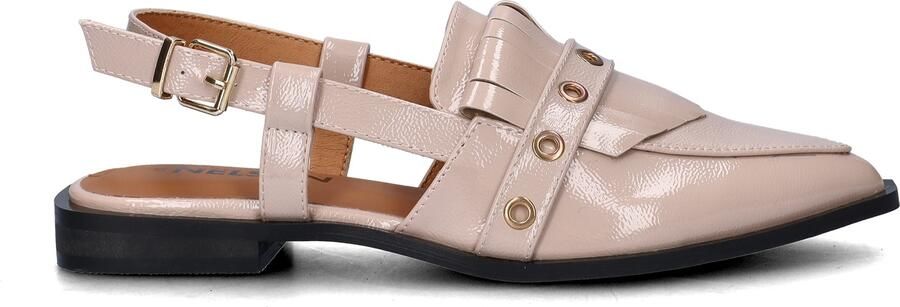 Nelson lak slingback loafers taupe - Foto 4