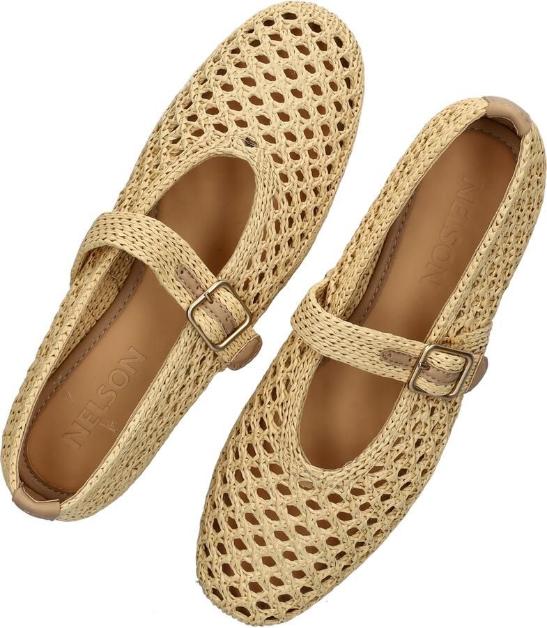 Nelson ballerina's met gevlochten beige - Foto 5