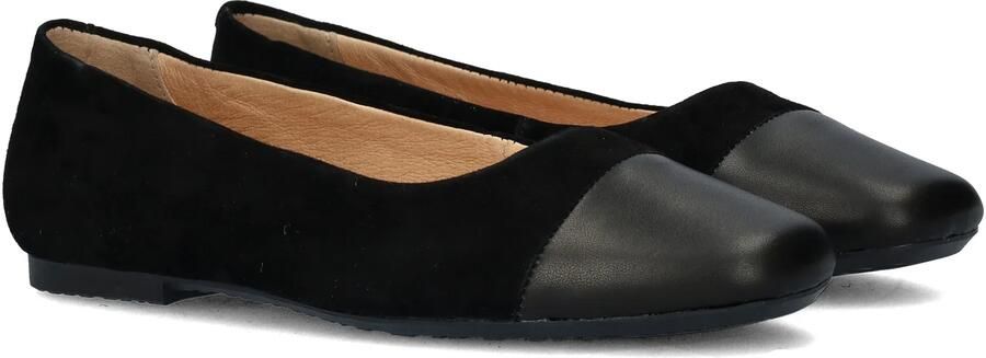 Nelson suède ballerina's zwart - Foto 3
