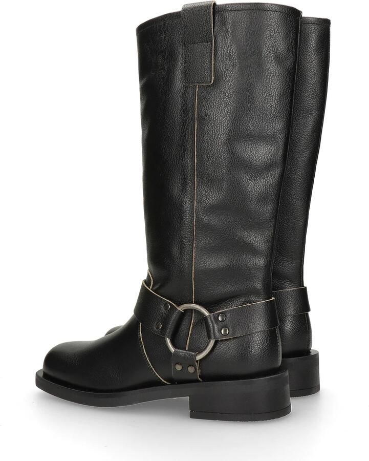 Nelson leren bikerboots zwart - Foto 4