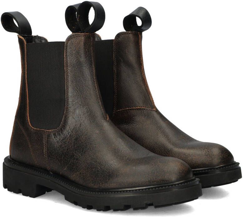 Nelson leren chelsea boots bruin - Foto 4