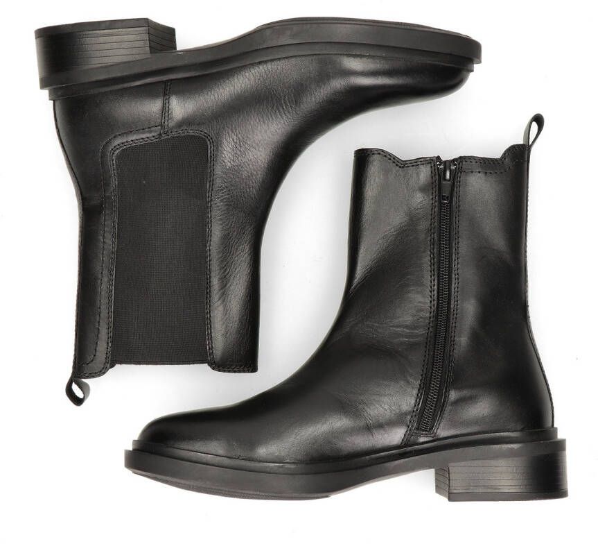 Nelson leren enkelboots zwart - Foto 3