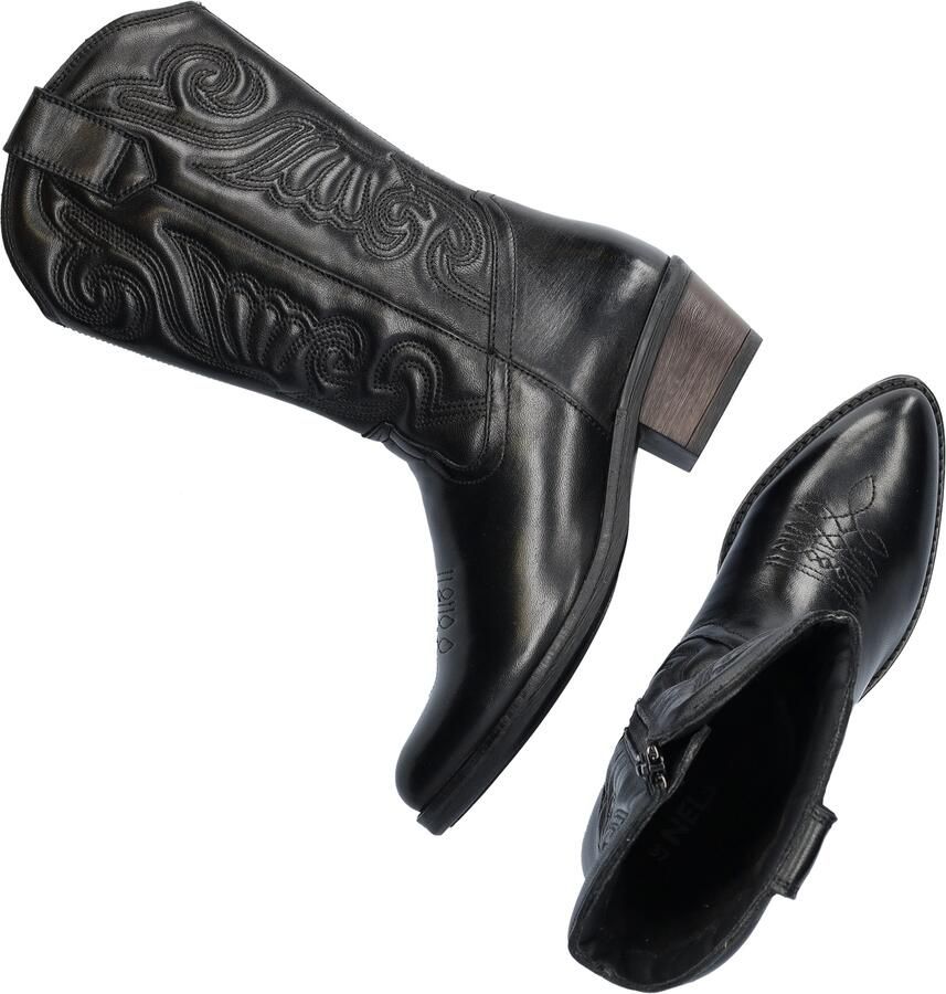 Nelson leren cowboylaarzen zwart - Foto 3