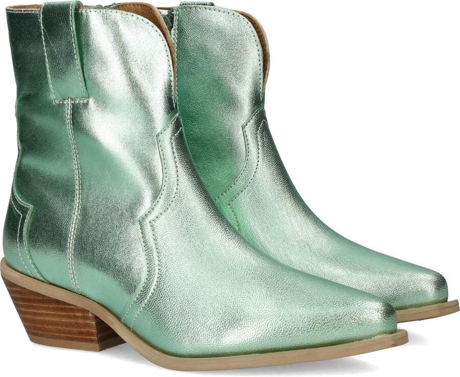 Nelson leren cowboylaarzen mint metallic - Foto 4