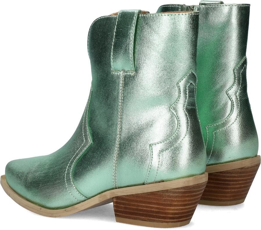Nelson leren cowboylaarzen mint metallic - Foto 2