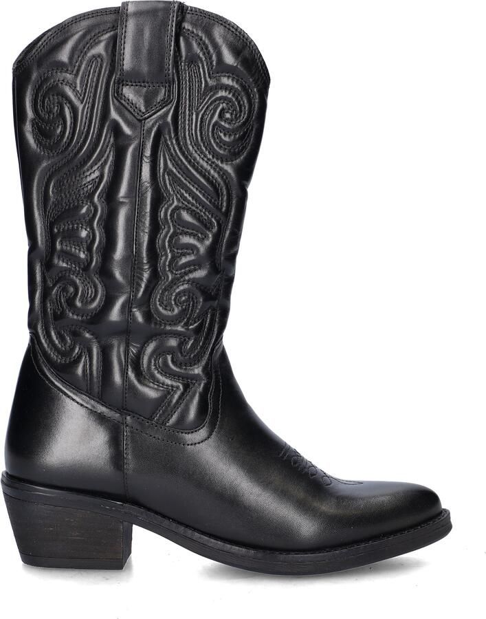 Nelson western leren cowboy boots zwart - Foto 4