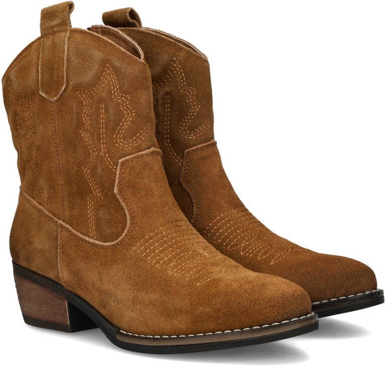 Nelson dames cowboylaars Cognac - Foto 4