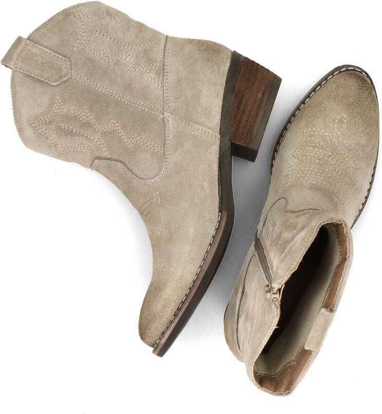 Nelson suède cowboylaarzen beige - Foto 2