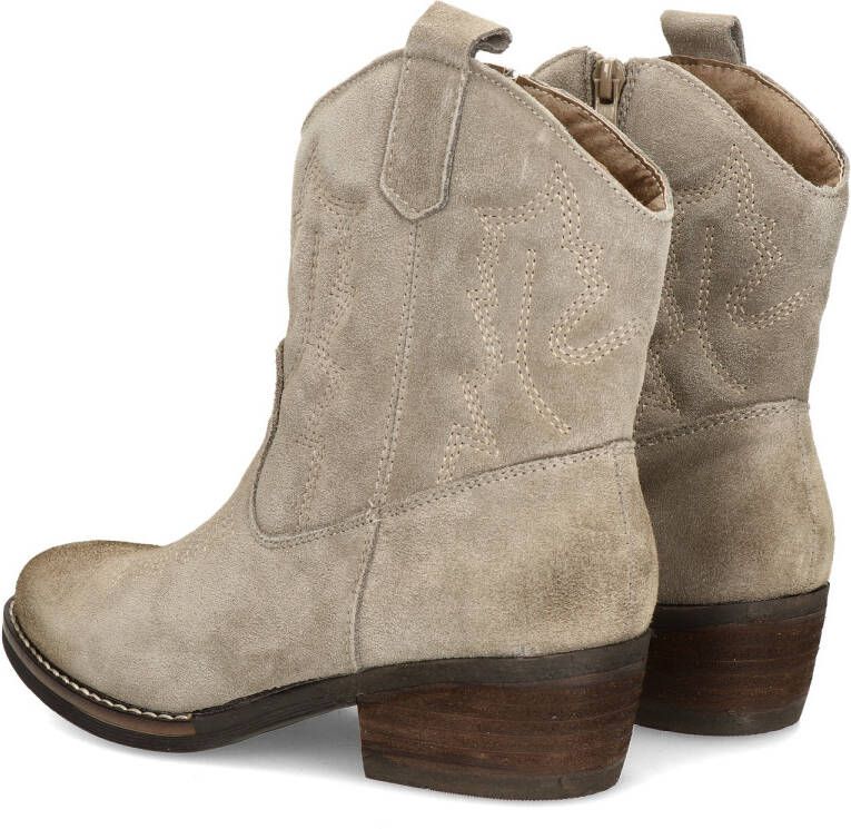 Nelson suède cowboylaarzen beige - Foto 3