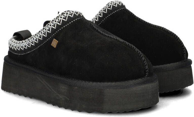 Nelson suède pantoffels zwart - Foto 3