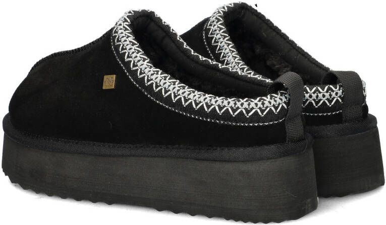 Nelson suède pantoffels zwart - Foto 4