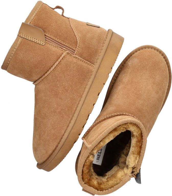 Nelson suède enkelboots cognac - Foto 3