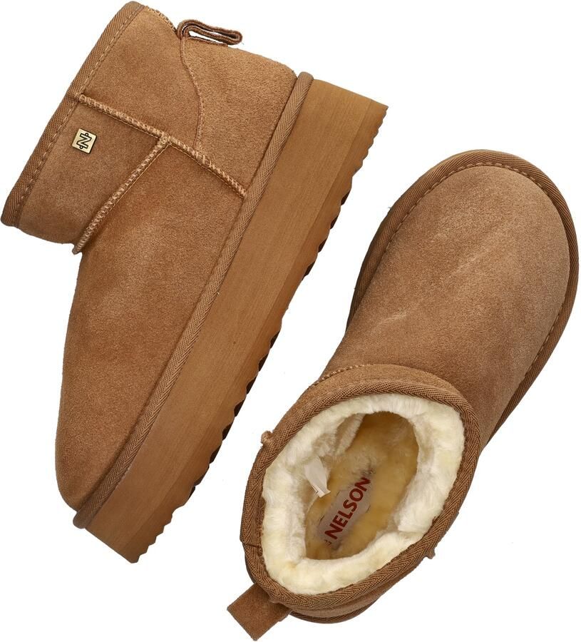 Nelson suède enkelboots cognac - Foto 2