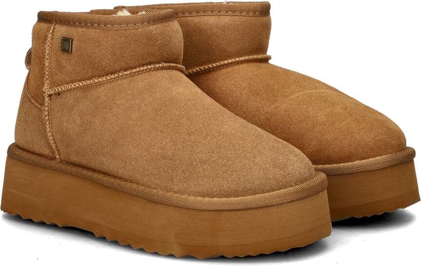 Nelson suède enkelboots cognac - Foto 4