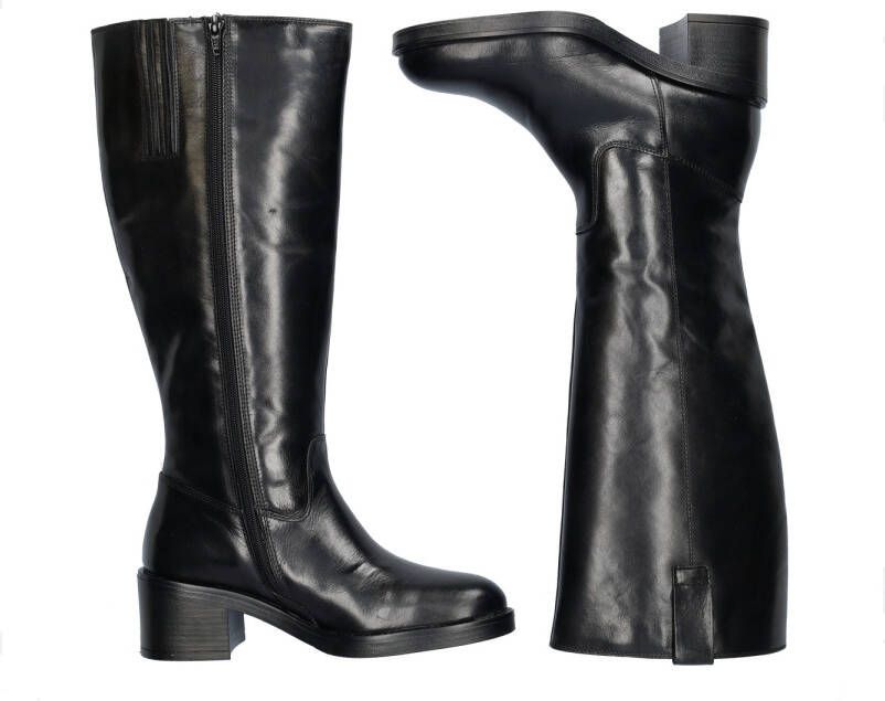 Nelson leren hoge laarzen zwart - Foto 3