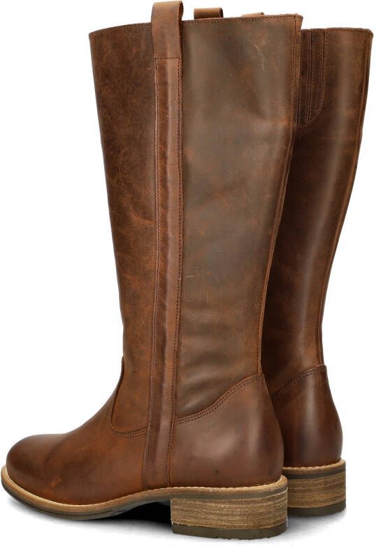 Nelson gevoerde leren hoge laarzen bruin - Foto 4