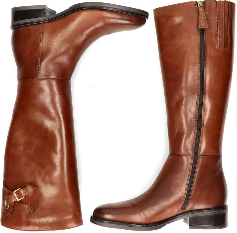 Nelson leren laarzen cognac - Foto 3