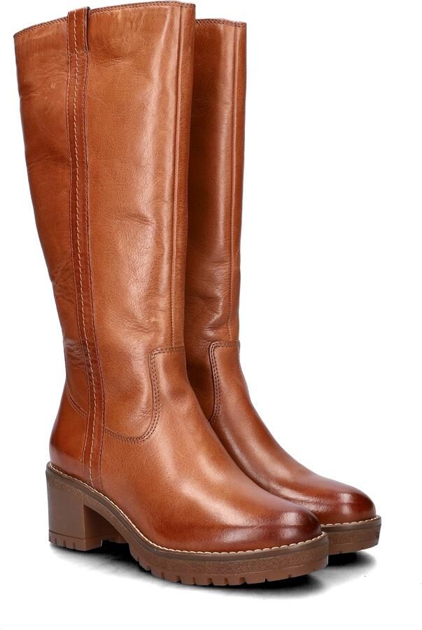 Nelson leren hoge laarzen cognac - Foto 5