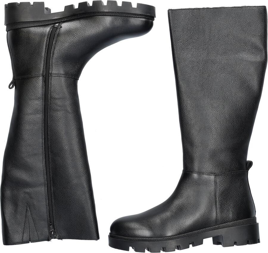Nelson leren hoge laarzen zwart - Foto 4