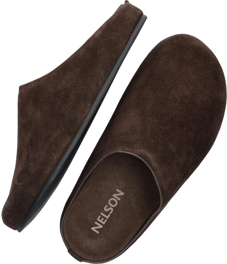 Nelson suède clogs bruin - Foto 5