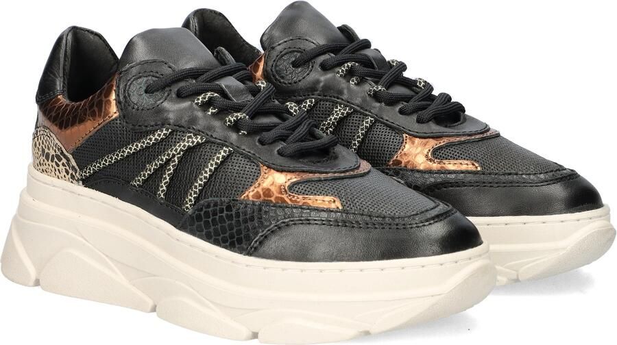 PS Poelman JANA Dames Sneakers Zwart Met Combinatie - Foto 5