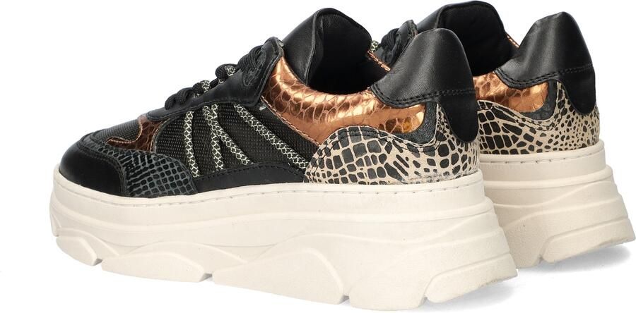 PS Poelman JANA Dames Sneakers Zwart Met Combinatie - Foto 6