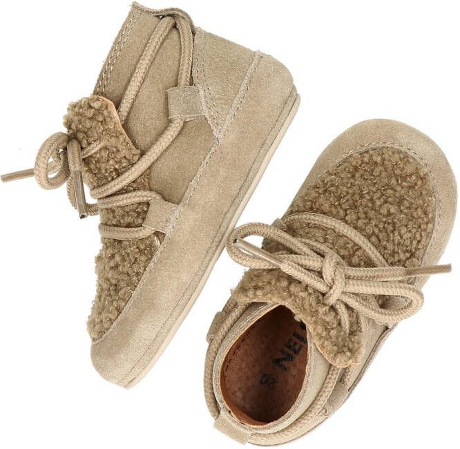 Nelson Kids suède enkelboots bruin Beige Meisjes Suede 21 - Foto 2