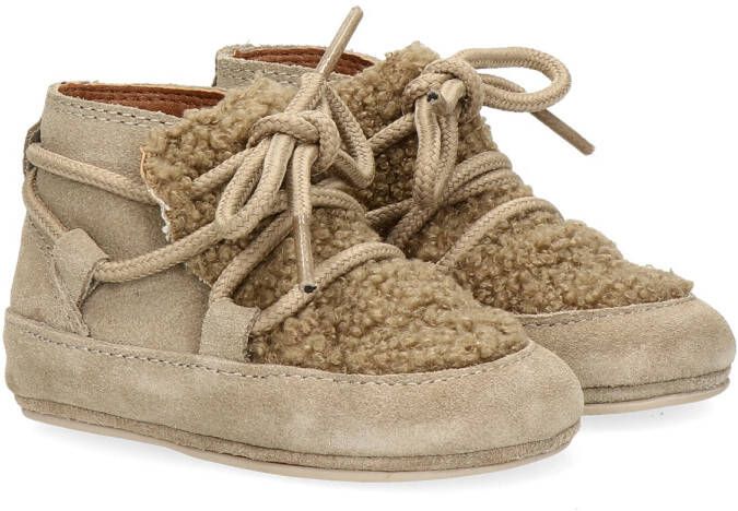Nelson Kids suède enkelboots bruin Beige Meisjes Suede 21 - Foto 5