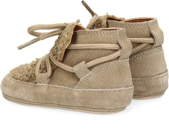 Nelson Kids suède enkelboots bruin Beige Meisjes Suede 21 - Foto 4