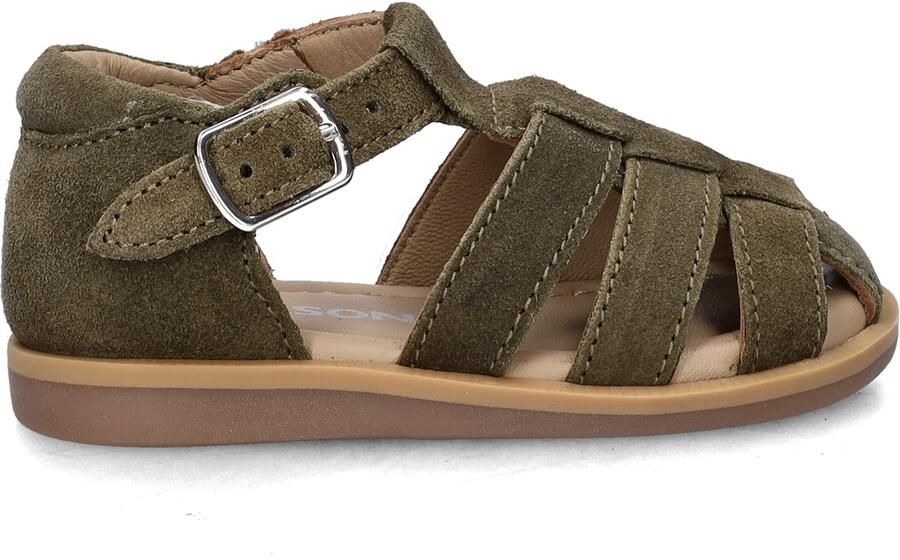 Nelson Kids suède sandalen kaki - Foto 4