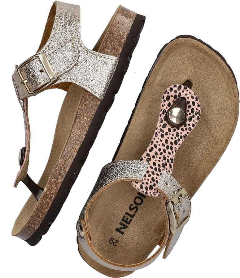 Nelson Kids leren sandalen roségoud - Foto 5