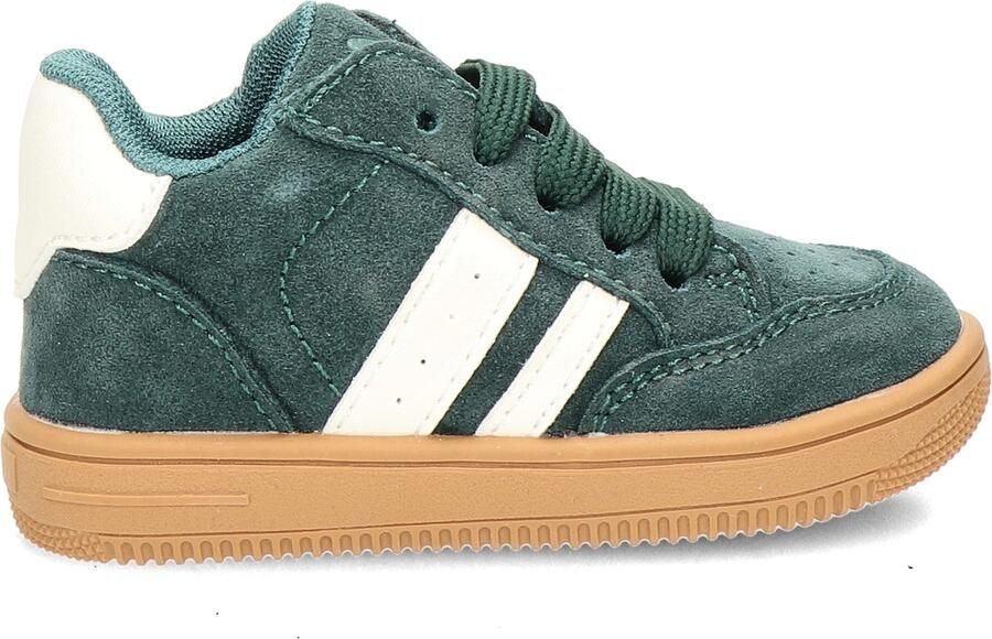 Nelson Kids suède sneakers donkergroen - Foto 4