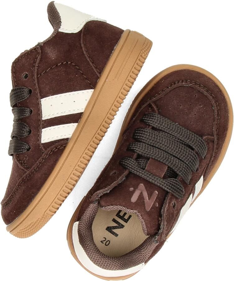 Nelson Kids suède sneakers bruin - Foto 5