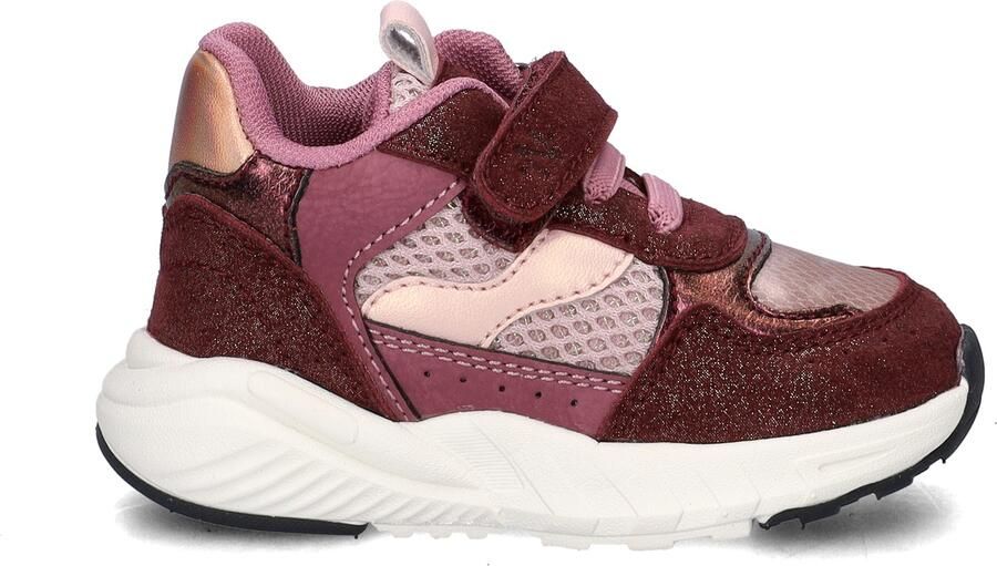 Nelson Kids imitatieleren sneakers bordeaux - Foto 4