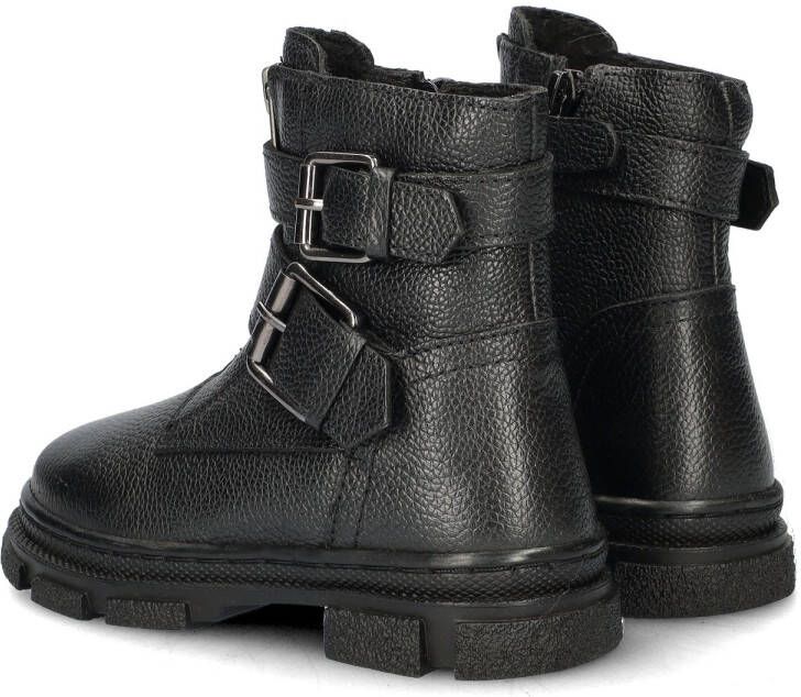Nelson Kids leren bikerboots zwart - Foto 3