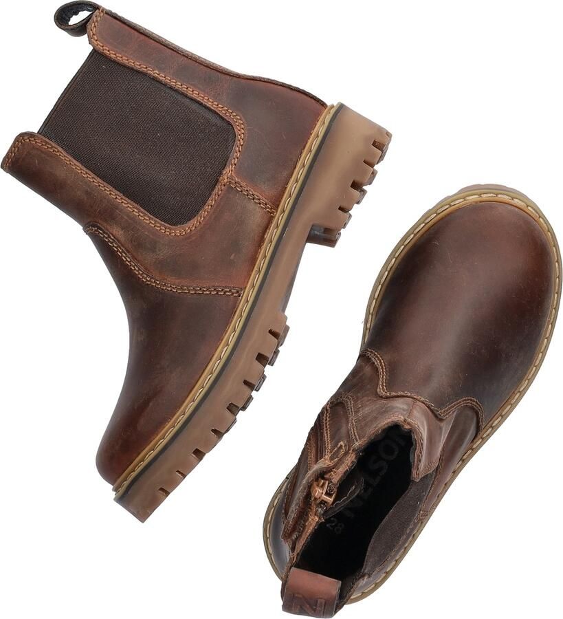 Nelson Kids nubuck chelsea boots cognac - Foto 4