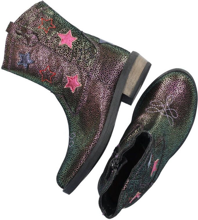 Nelson Kids suède cowboylaarzen roze multi - Foto 4