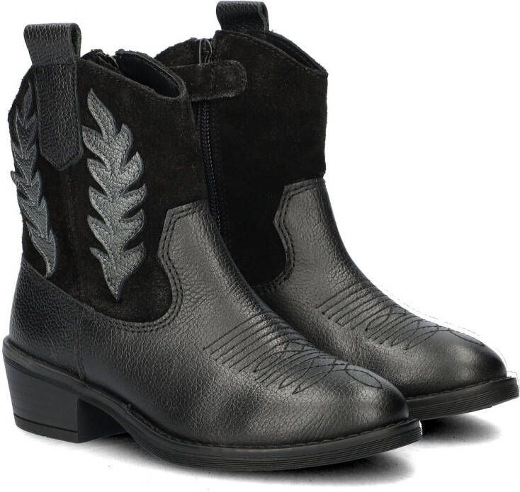 Nelson Kids leren cowboylaarzen zwart - Foto 2