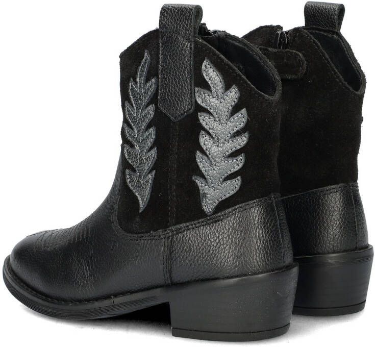 Nelson Kids leren cowboylaarzen zwart - Foto 3